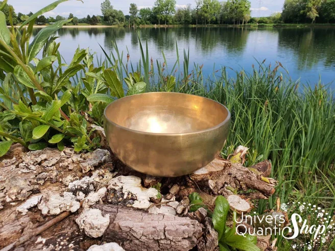 Bol Chantant Tibétain “Traditionnel” aux 7 métaux bord du lac