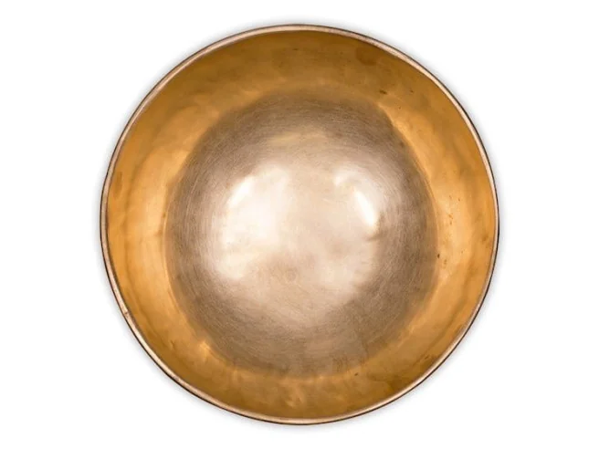 Bol Chantant Tibétain “Traditionnel” aux 7 métaux vue de haut