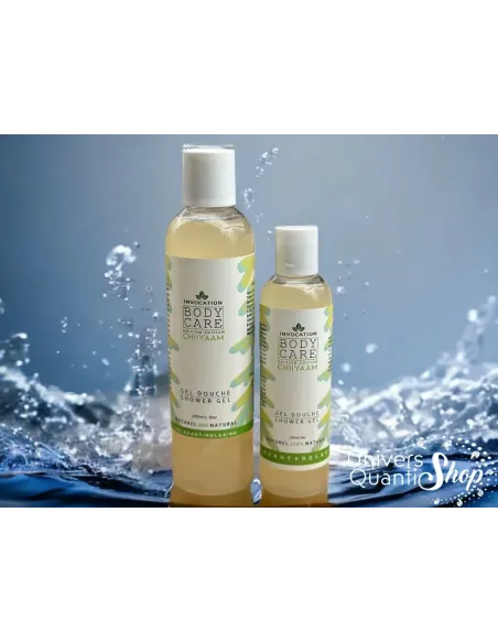 flacon gel douche naturel, chiiyaam relaxant et apaisant en deux formats disponibles