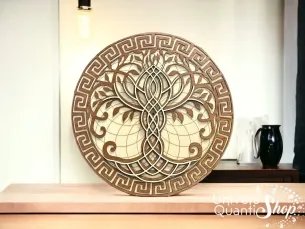 arbre de vie mural en bois, arbre de vie origine, décoration murale à accrocher