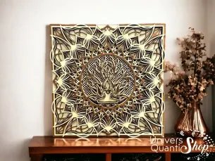 deco salon en bois, decoration pour mur en bois, fabrication artisanale française