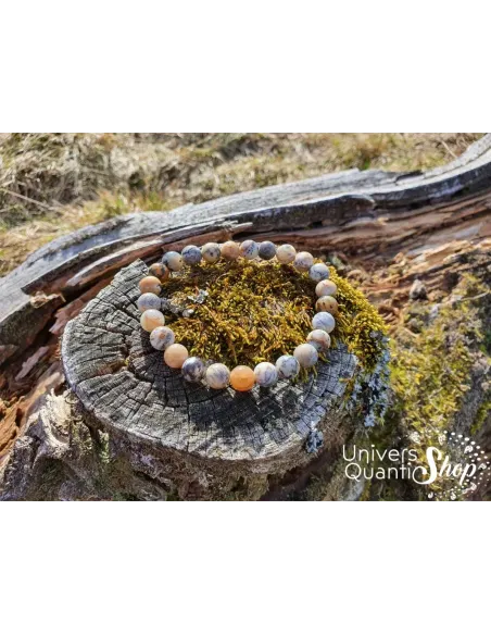 Bracelet Agate Dendritique sur un tronc d'arbre Bracelet Agate Dendritique sur un tronc d'arbre