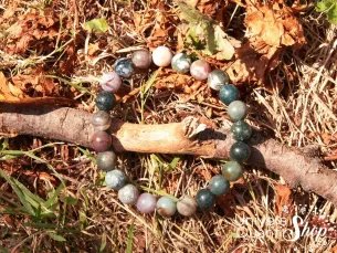 agate indienne bracelet dans la nature