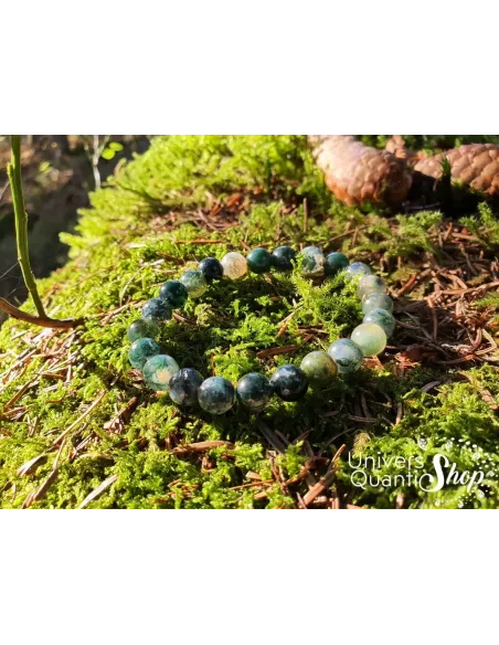 agate mousse vertus en lithothérapie, bracelet dans la nature agate mousse vertus en lithothérapie, bracelet dans la nature