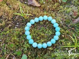 Bracelet Amazonite – Pierre de Vérité – Qualité AA – Boule 10mm
