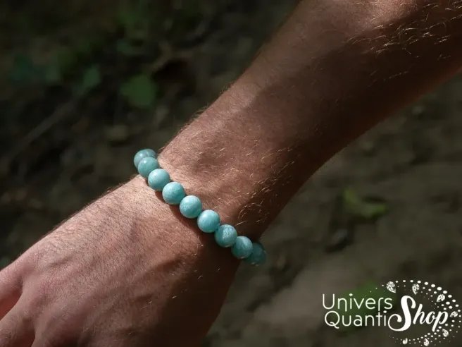 pierre amazonite - pierre bleue d'harmonie - univers quantic shop