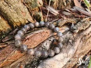 Bracelet Labradorite – Pierre de Protection et du Thérapeute – Qualité A+ – Boule 10mm