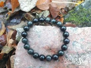 obsidienne céleste noir en boule de 10mm