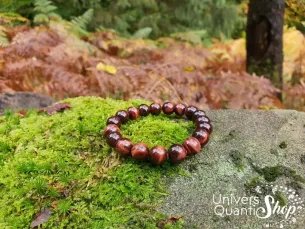 Bracelet Oeil de Taureau – Pierre d’Action – Qualité A – Boule 10mm