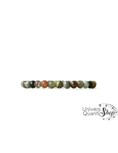 Bracelet agate Botswana, pierre de paix naturelle Bracelet agate Botswana, pierre de paix naturelle