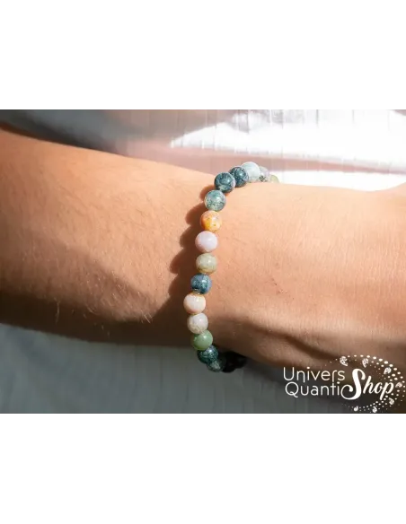 pierre agate indienne bracelet - agate indienne chakra