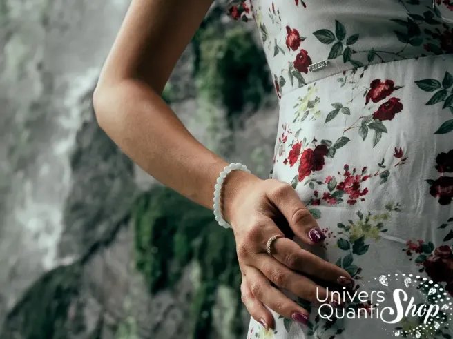 bracelet aigue marine - douceur - confiance- pierre d'eau