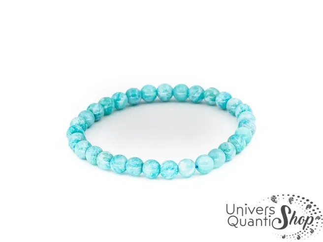 amazonite bracelet, pierre fine bleue, amazonite signification