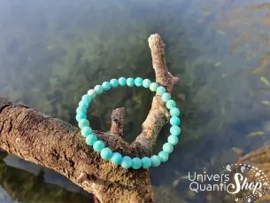 Bracelet Amazonite – Pierre de Vérité – Qualité AAA – Boule 6mm