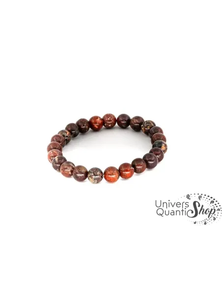 jaspe breschia signification, bracelet en jaspe breschia rouge 08mm sur fond blanc jaspe breschia signification, bracelet en jaspe breschia rouge 08mm sur fond blanc