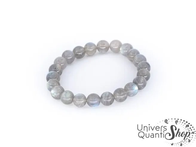 labradorite bracelet femme perle 08mm sur fond blanc