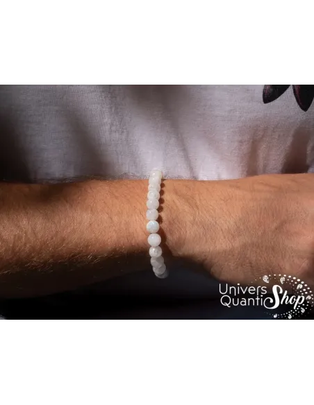 différence péristérite et pierre de lune, bracelet 8mm sur un poignet homme
