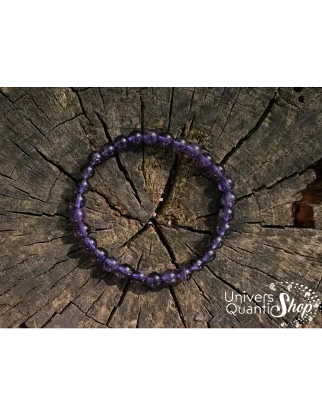 amethyste bracelet, améthyste signification en lithothérapie - univers quantic shop