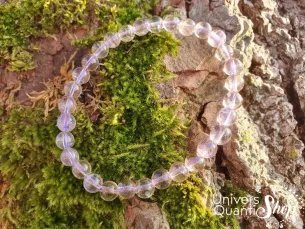 Bracelet Amétrine Naturelle – Pierre d’Accompagnement – Qualité A – Boule 6mm