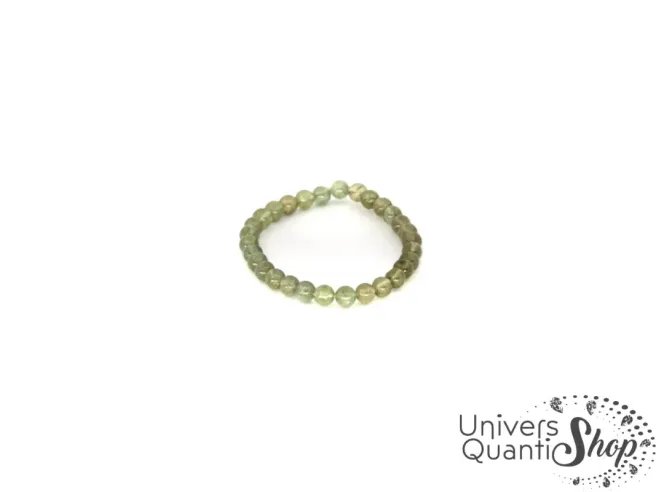 pierre apatite verte bracelet, apatite verte purification