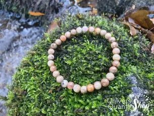 bois fossile lithothérapie - bracelet en bois fossilisé