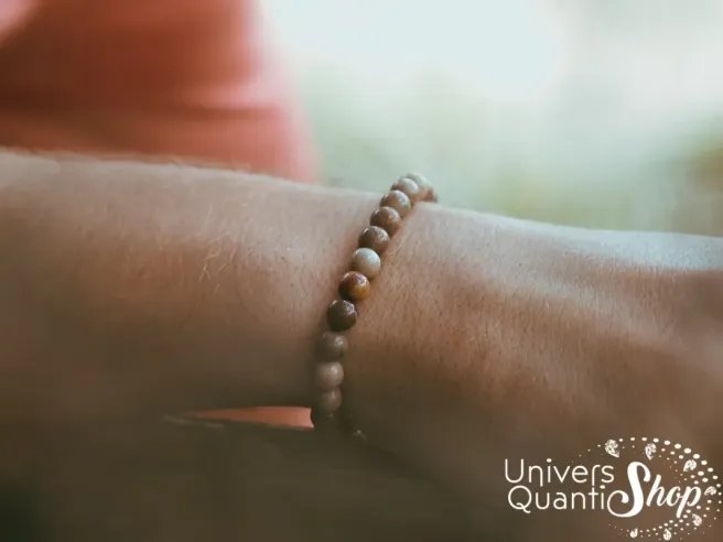 bois fossile bracelet - bois fossilisé prix - bois fossile pierre naturelle - pierre d'ancrage