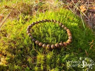 Bracelet Bronzite – Pierre de Tendresse – Qualité A – Boule 6mm