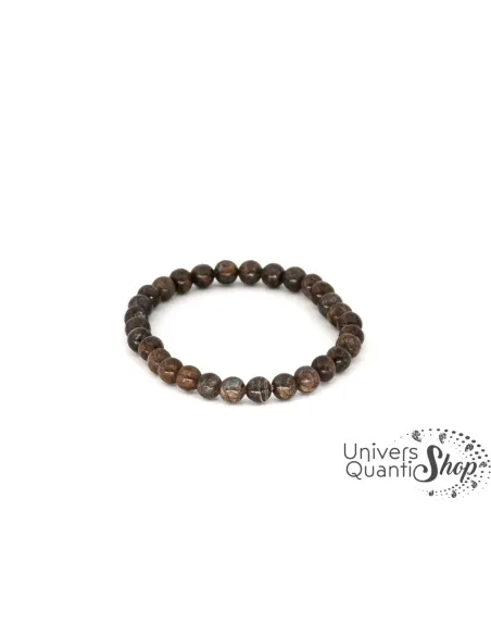 Bronzite, bracelet en pierres boules naturelles - Pierre de la tendresse
