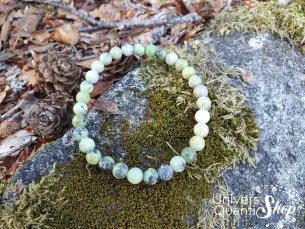 Bracelet Chrysoprase Citron – Pierre du Renouveau – qualité A - Boule 6mm