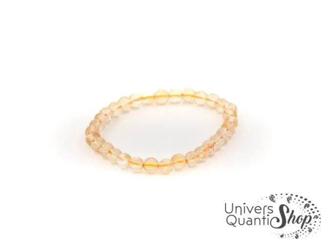 Lithothérapie - Bracelet de citrine naturelle - pierre de la bonne humeur