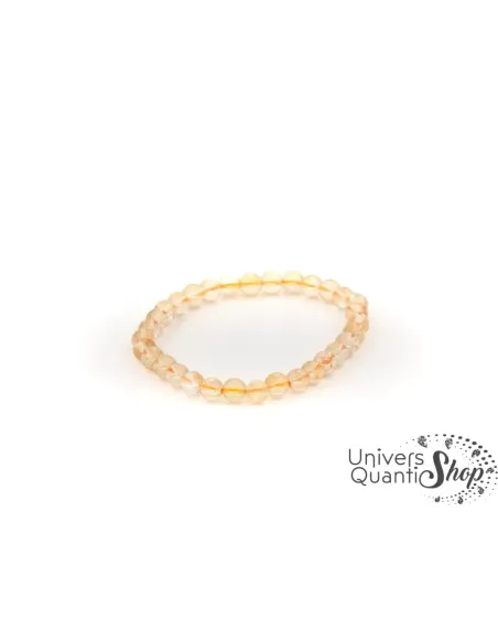 Lithothérapie - Bracelet de citrine naturelle - pierre de la bonne humeur