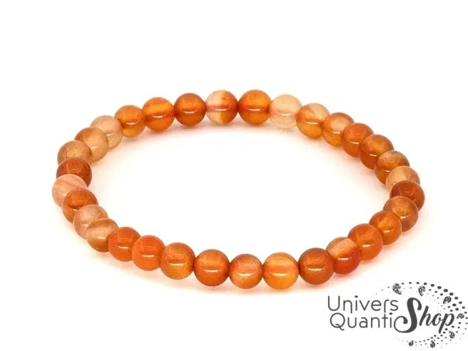 pierre precieuse orange, bracelet cornaline vertus