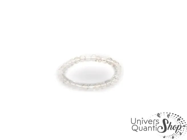 Bracelet de quartz - Cristal de roche, pierre d'énergie