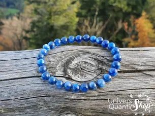 Bracelet Cyanite – Pierre de Lâcher-Prise – Qualité A – Boule 6mm