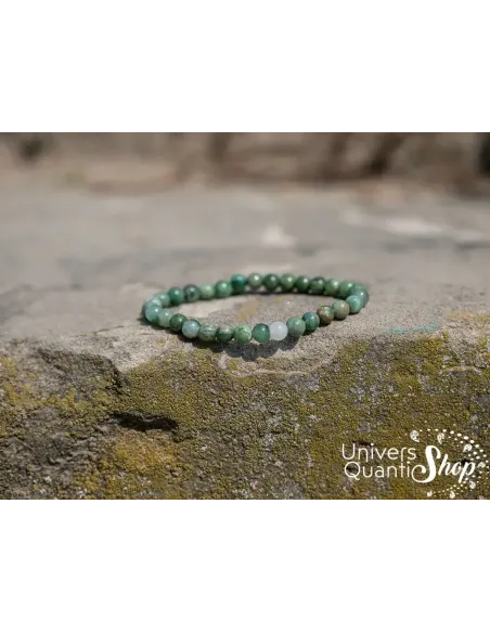 dioptase puissant purificateur - diopside verte bracelet - pierre fine verte