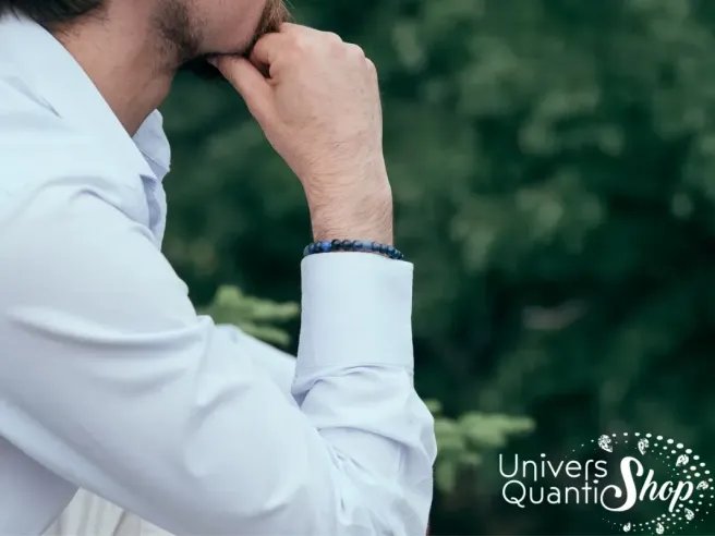 dumortiérite vertus - dumortierite bracelet - dumortierite sommeil