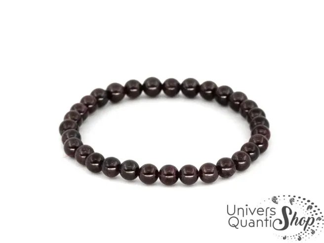bracelet grenat rouge, pierre régénératrice, grenat vertu