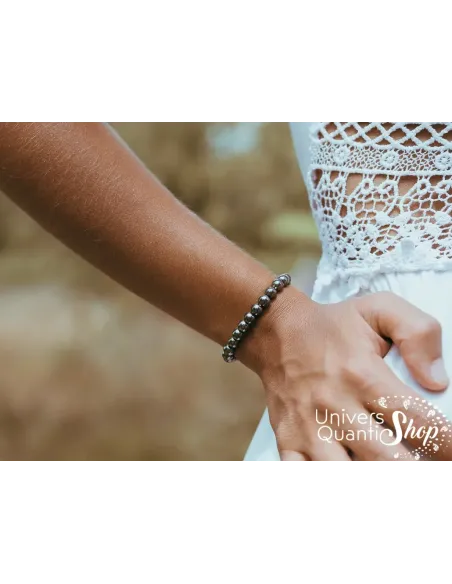 hématite, pierre d'harmonie et de confiance, bracelet en pierres naturelles hématite, pierre d'harmonie et de confiance, bracelet en pierres naturelles