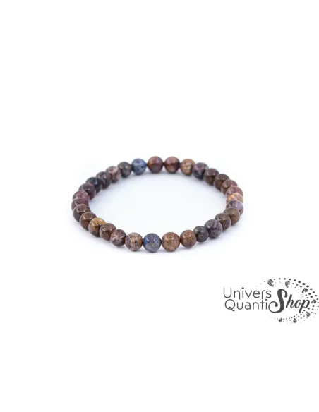 bracelet piétersite pierre des chamanes 6mm qualité A sur fond blanc bracelet piétersite pierre des chamanes 6mm qualité A sur fond blanc