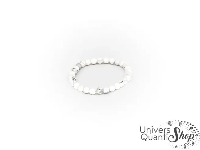 howlite pierre bracelet pierre semi précieuse blanche