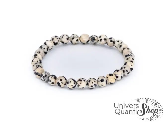 jaspe dalmatien bracelet, jaspe dalmatien signification, jaspe dalmatien lithothérapie