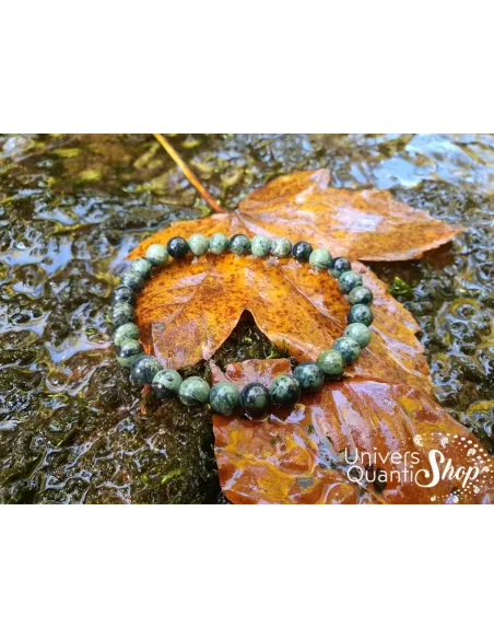 Bracelet Jaspe Kambaba – soulage les inflammations - ancrage – Qualité AB – Boule 6mm