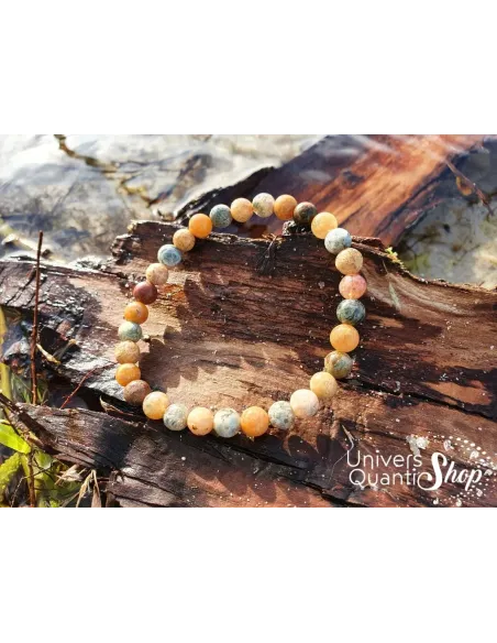 Bracelet Jaspe Océan – renforce la memoire – Qualité A+