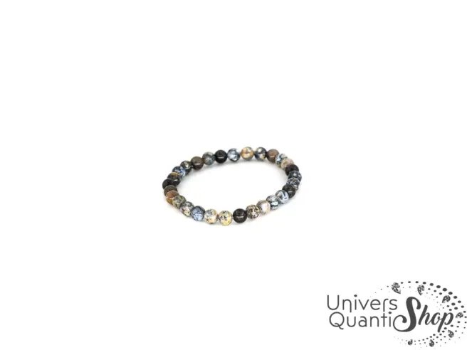 jaspe ocean bleu bracelet - signification de la pierre jaspe ocean bleu