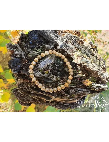Bracelet Jaspe Paysage – facilite accouchement– Qualité A – Boule 6mm Bracelet Jaspe Paysage – facilite accouchement– Qualité A – Boule 6mm