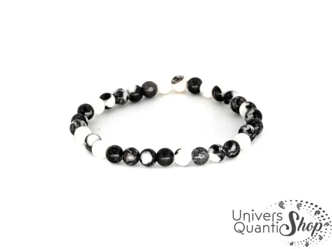 jaspe zebre propriétés - jaspe zèbre bracelet qualité ab - univers quantic shop