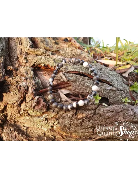 Bracelet Jaspe Zèbre – Pierre de soutiens – Qualité AB – Boule 6mm Bracelet Jaspe Zèbre – Pierre de soutiens – Qualité AB – Boule 6mm