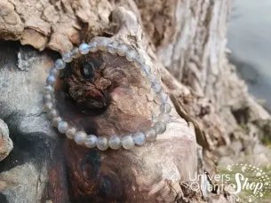 Bracelet Labradorite – absorbe les énergies négatives – Qualité AA – Boule 6mm