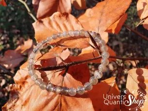 Bracelet labradorite - protection - absorbe les énergies négatives - Qualité AA+ - Boule 6mm