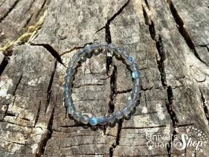 labradorite vertus, pierre du thérapeute, bracelet de très belle qualité AAA